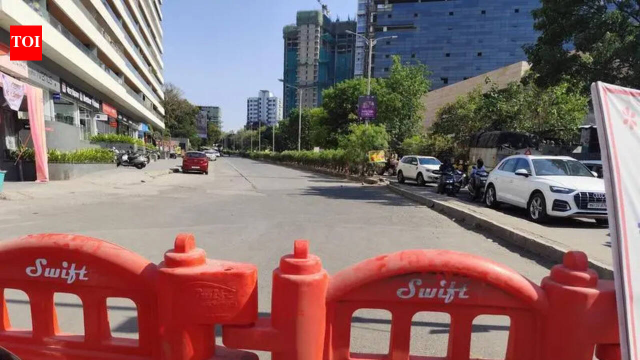 गंगाधाम चौक परिसरातील उतार कमी करण्याचे काम सुरू, रस्ता बंद केल्याने गोंधळाची ठिणगी